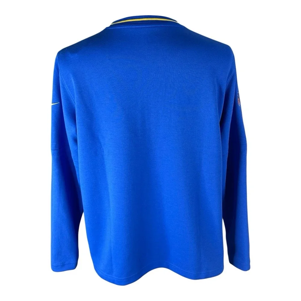 Nike X NFL Men's Los Angeles‎ Rams Dri-Fit Quarter Zip Pullover Blue Size XL